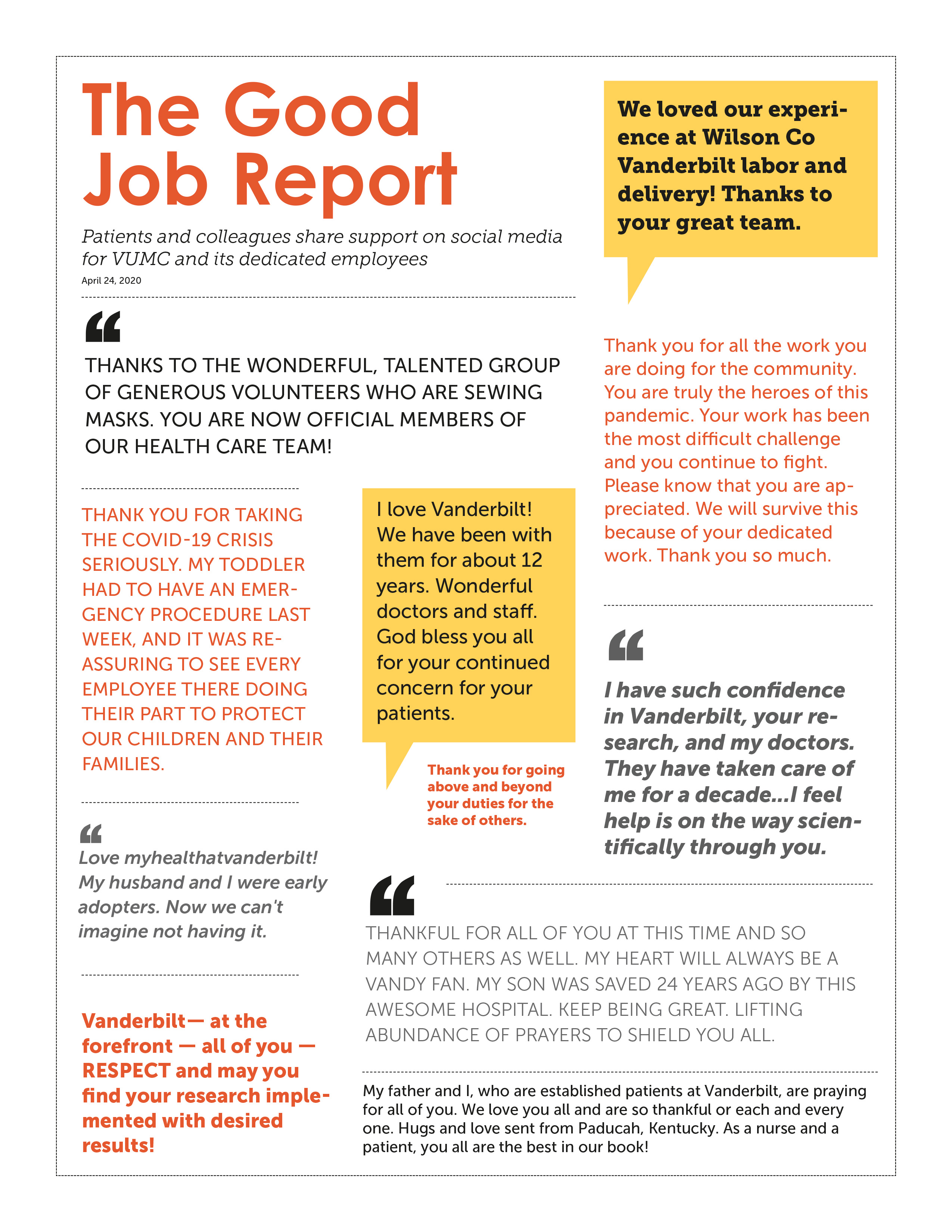 The Good Job Report Coronavirus (COVID19) Information